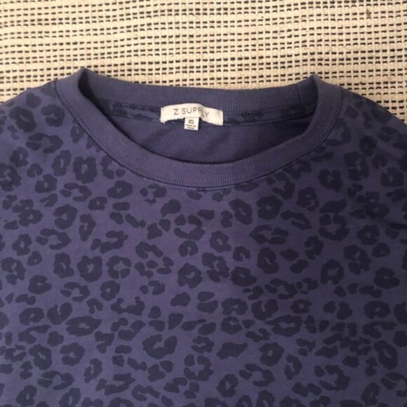 Blue Leopard Print   top - Picture 2 of 4